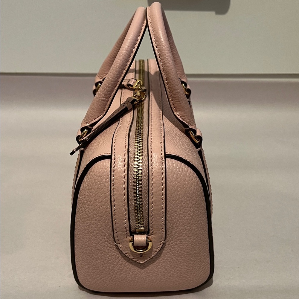 Tory Burch Pink Satchel/Crossbody Bag & Card Case - Picture 8 of 16